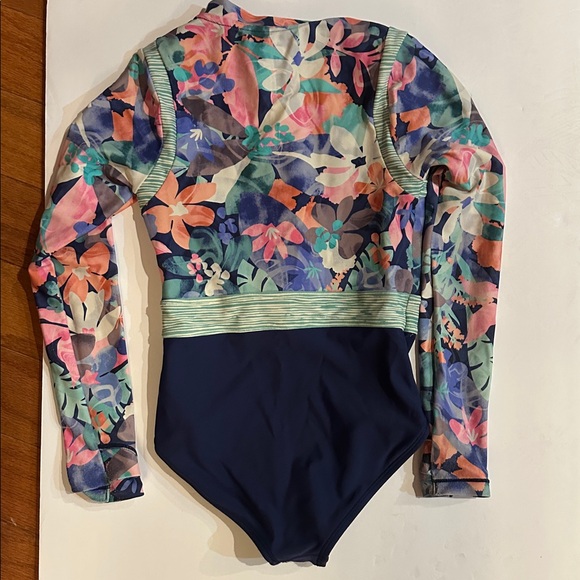 Athleta Kids Floral Rashguard - Multicolor - Picture 4 of 5